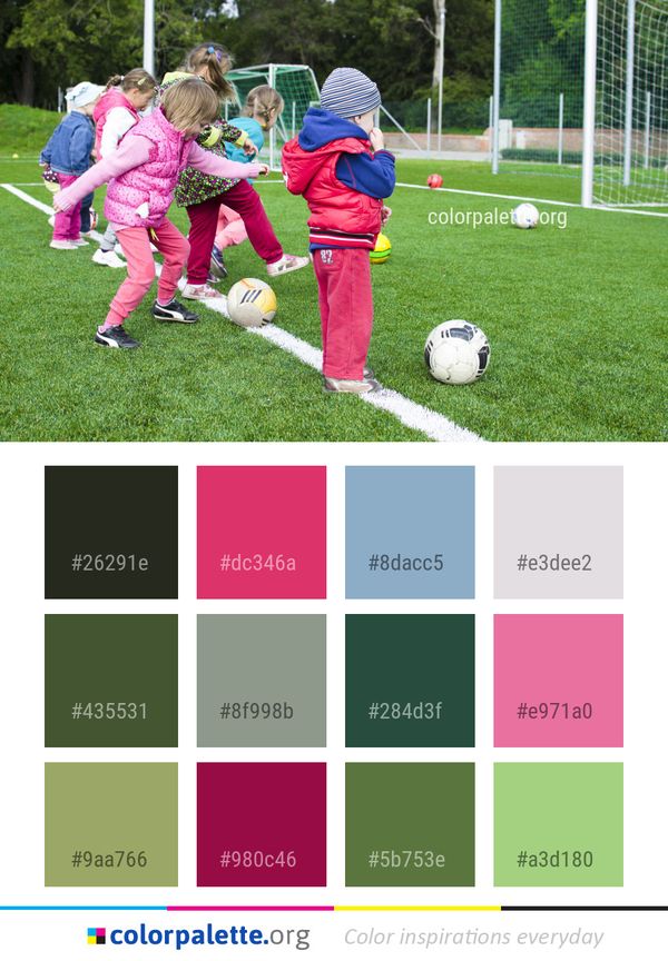 Sports Player Team Sport Color Palette