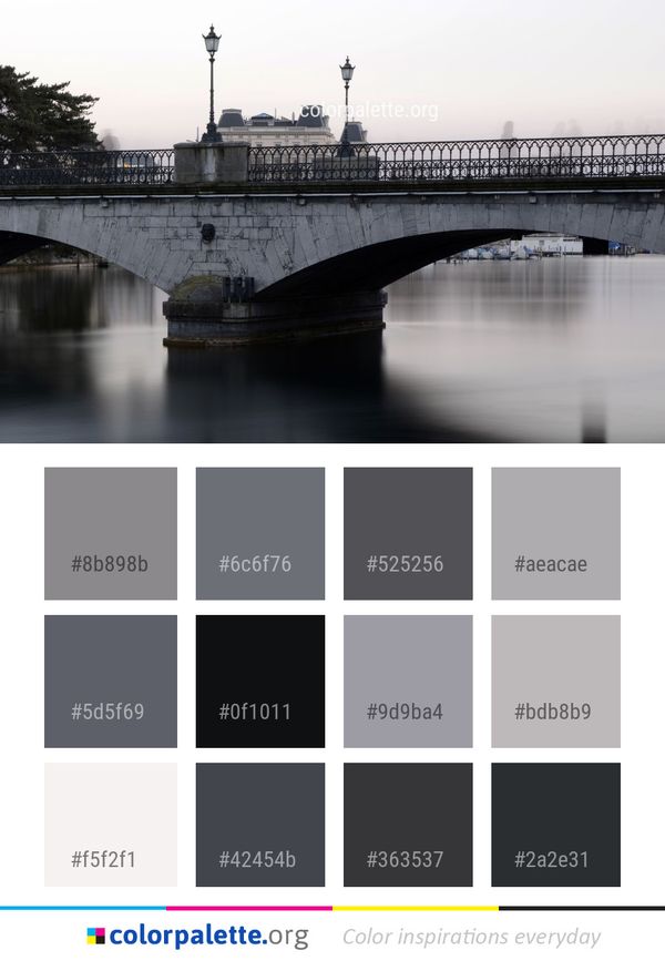 Bridge Water Reflection Color Palette