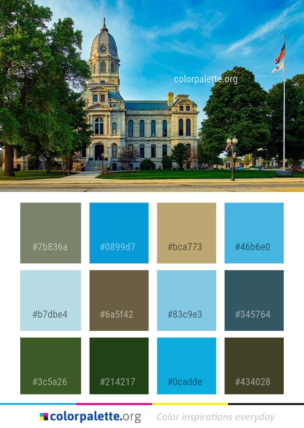 Landmark Sky Town Color Palette