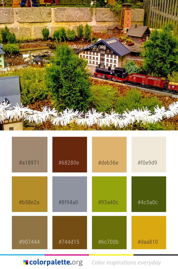 Plant Track Leaf Color Palette