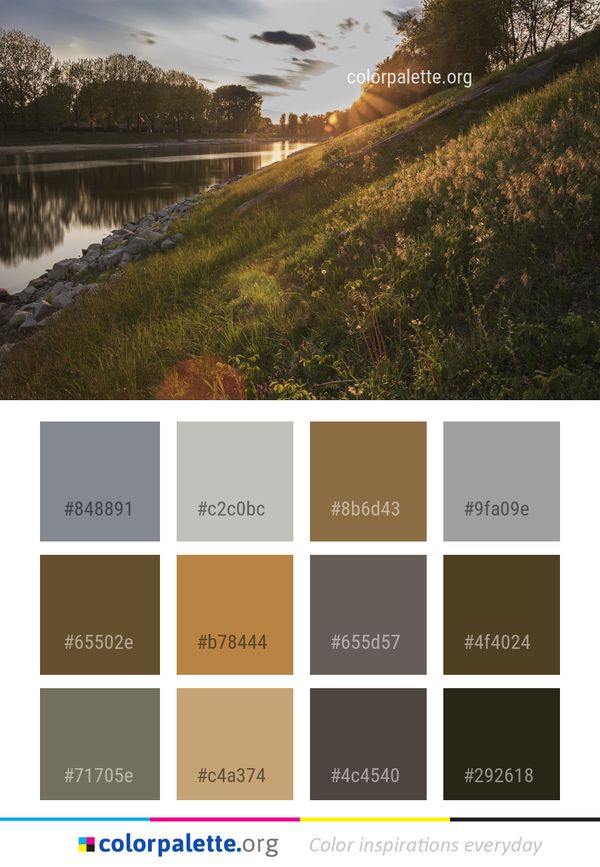 Reflection Water Nature Color Palette