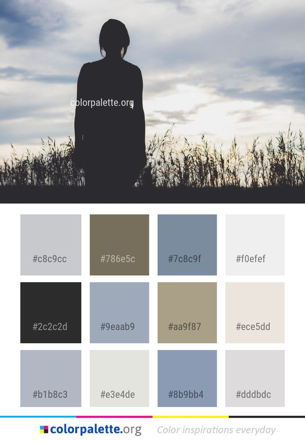 Sky Cloud Standing Color Palette