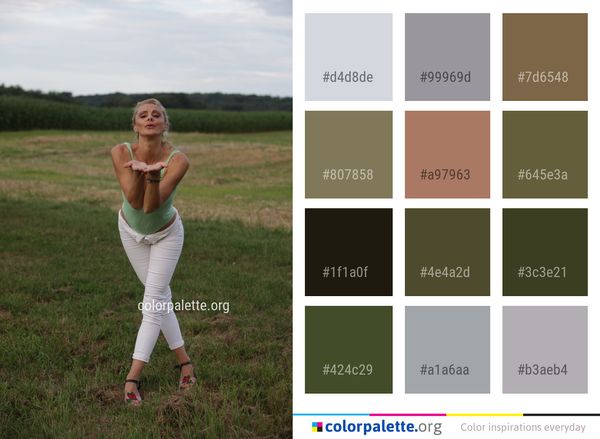 Standing Grass Beauty Color Palette