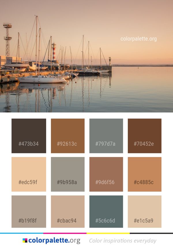 Marina Water Sky Color Palette