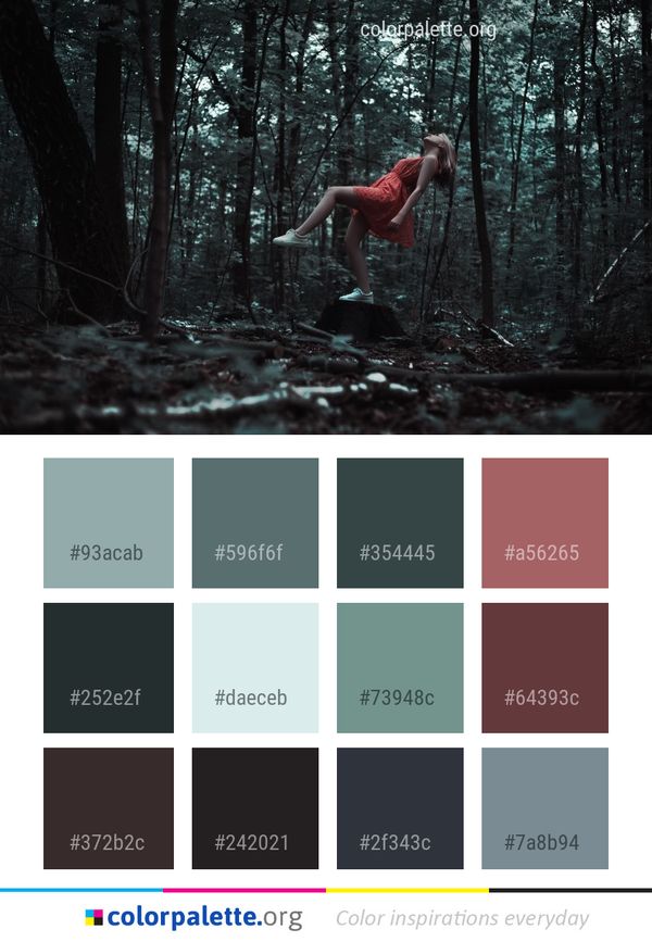 Nature Tree Forest Color Palette