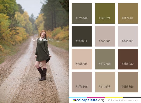 Photograph Clothing Footwear Color Palette