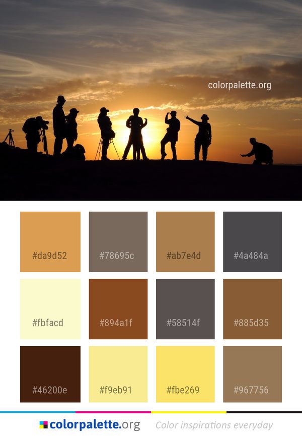 Sky Sunrise Sunset Color Palette