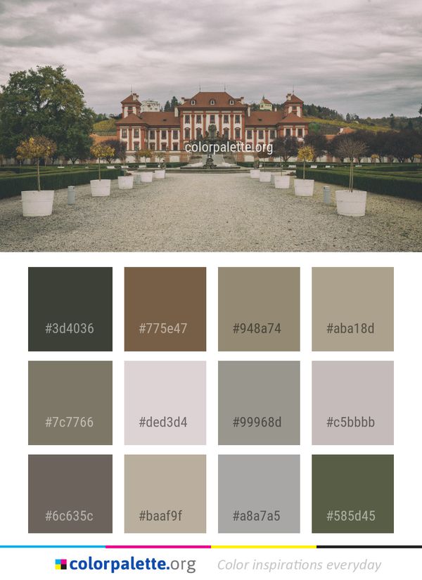 Estate Ch??teau Stately Home Color Palette
