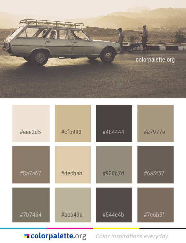 Motor Vehicle Car Color Palette