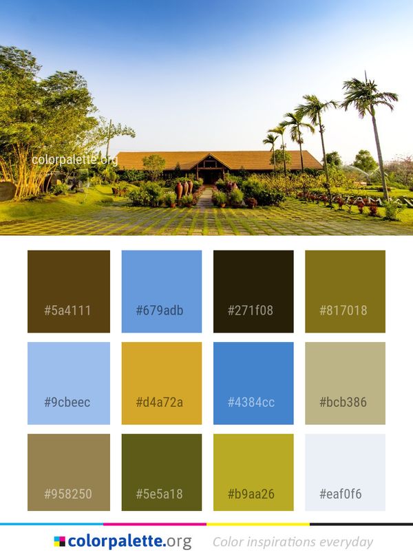 Nature Sky Vegetation Color Palette