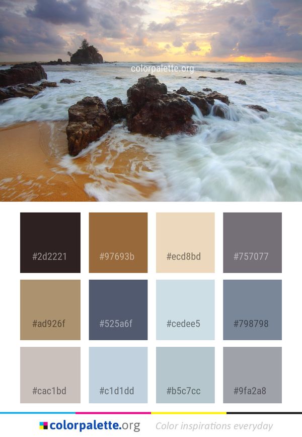 Sea Body Of Water Ocean Color Palette