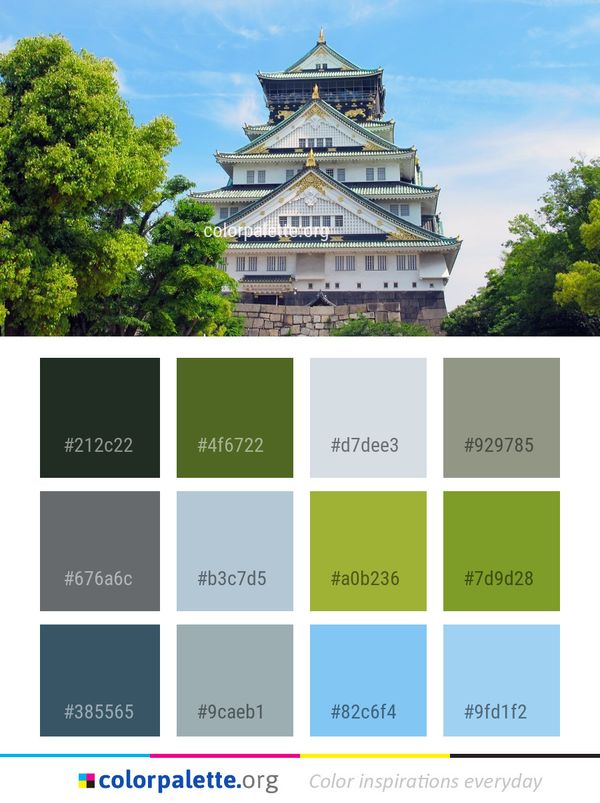 Landmark Tree Ch??teau Color Palette