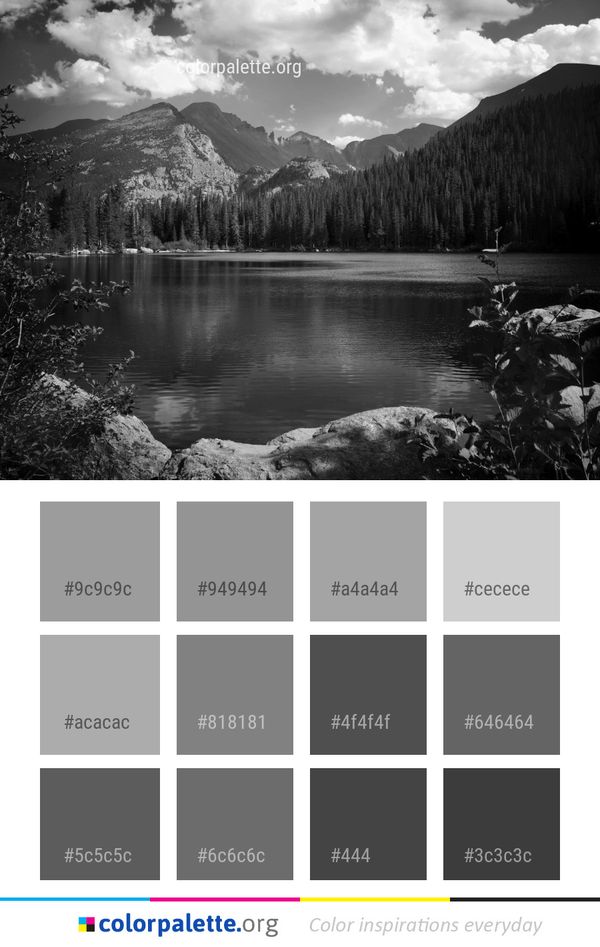 Reflection Nature Water Color Palette
