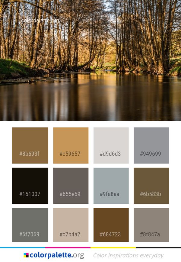 Reflection Water Nature Color Palette