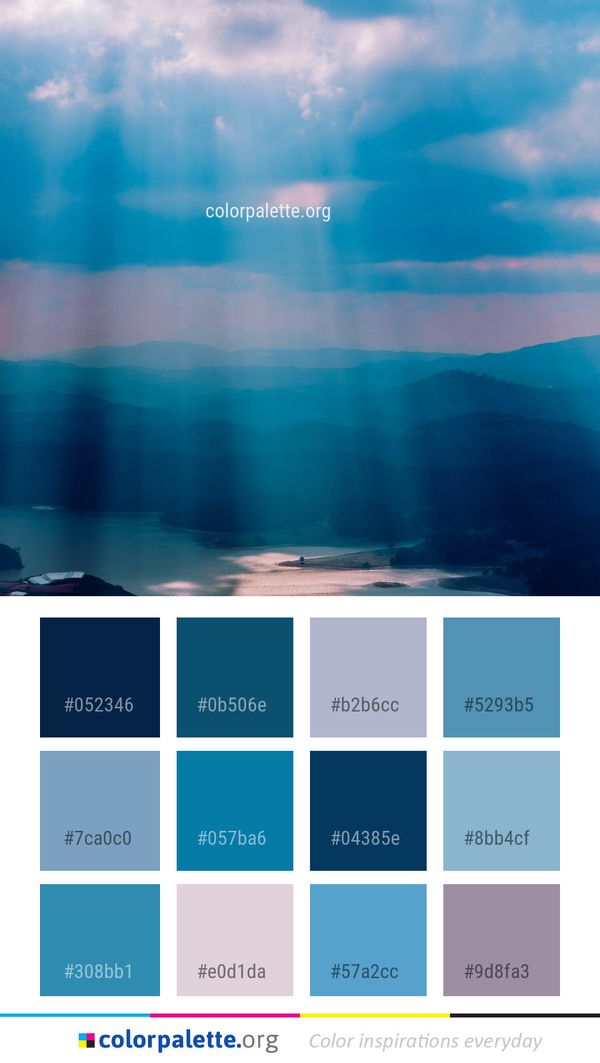 Sky Blue Calm Color Palette