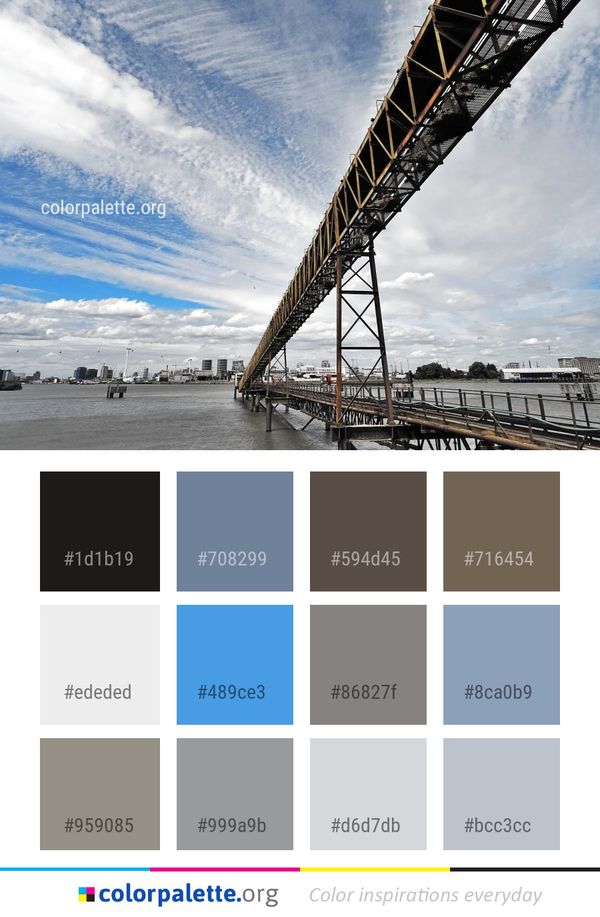 Bridge Sky Cloud Color Palette