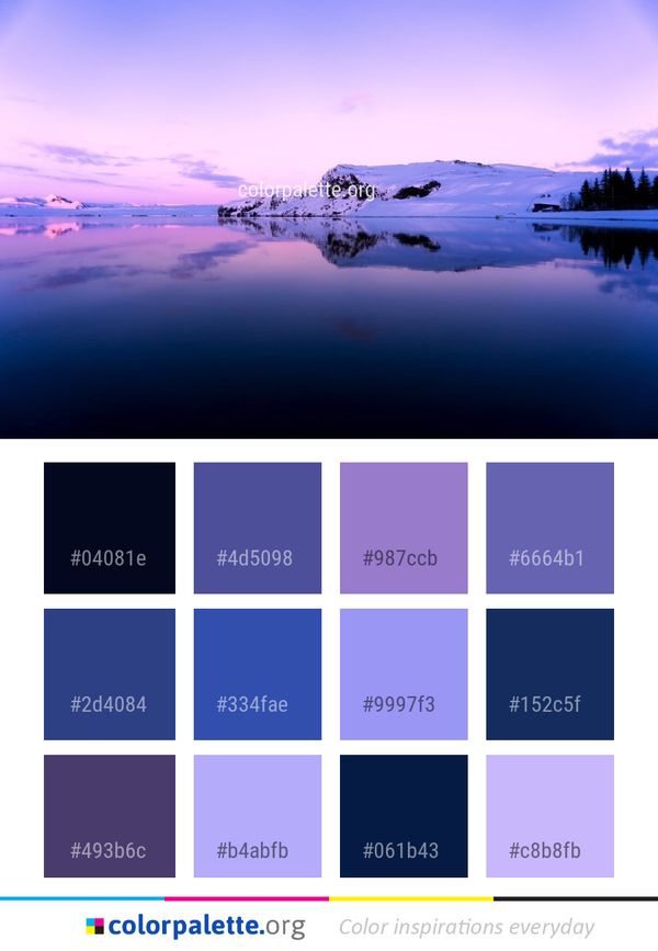 Reflection Nature Water Color Palette