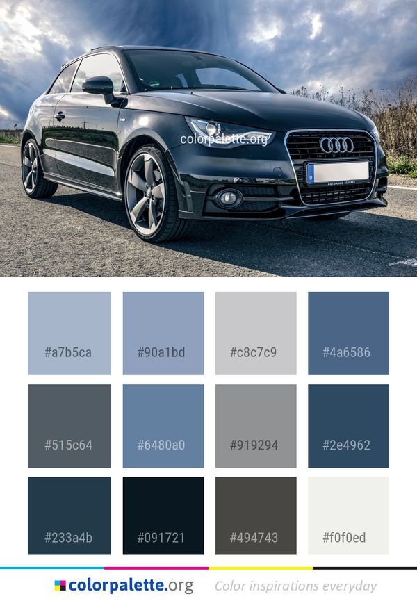 Car Motor Vehicle Land Color Palette