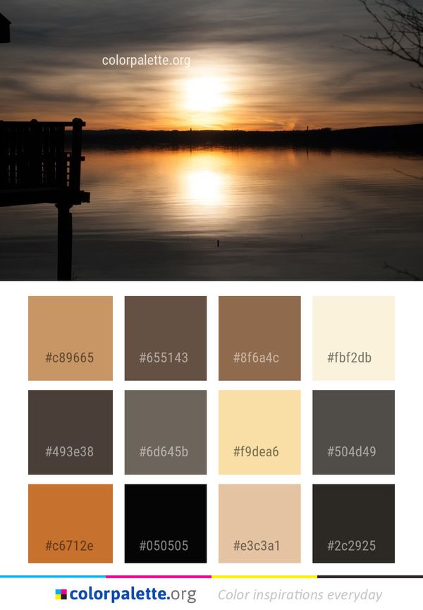 Reflection Sky Water Color Palette