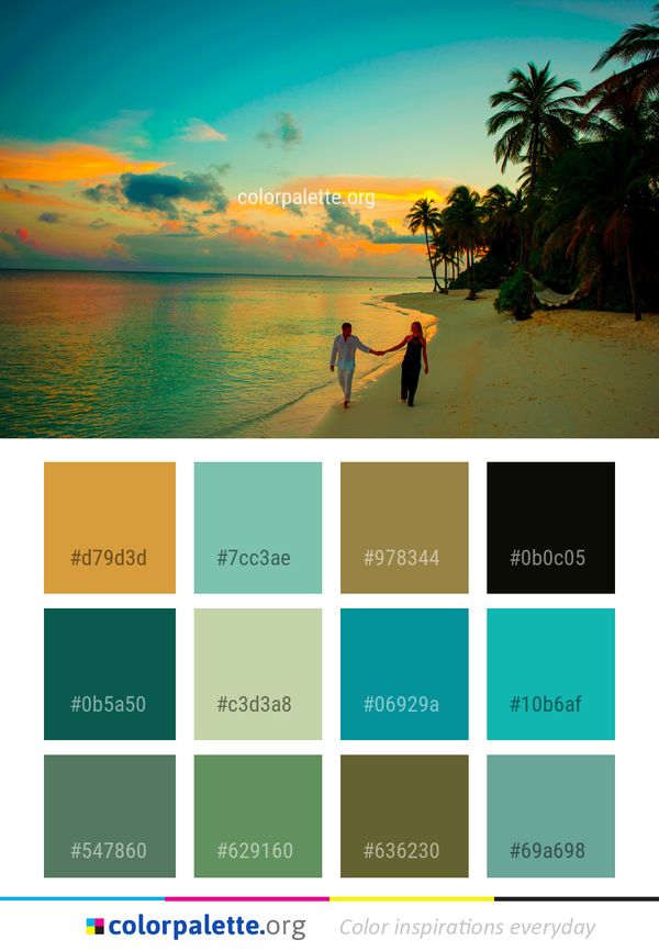 Sky Nature Body Of Water Color Palette