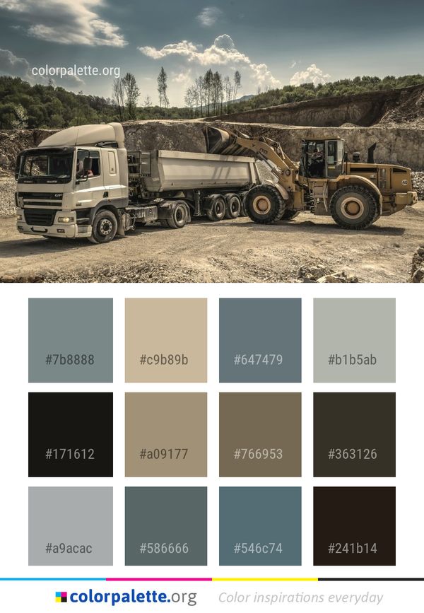 Transport Vehicle Motor Color Palette
