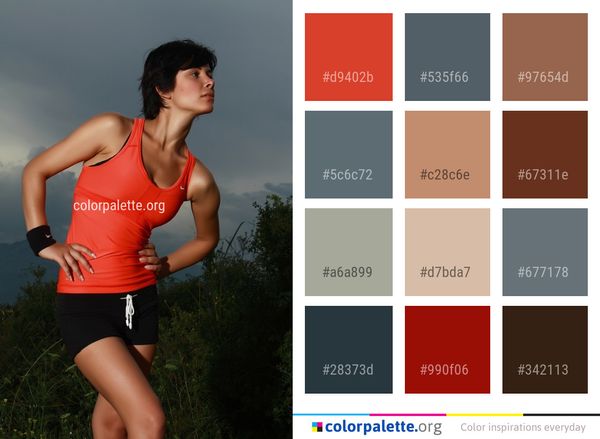 Active Undergarment Thigh Athlete Color Palette