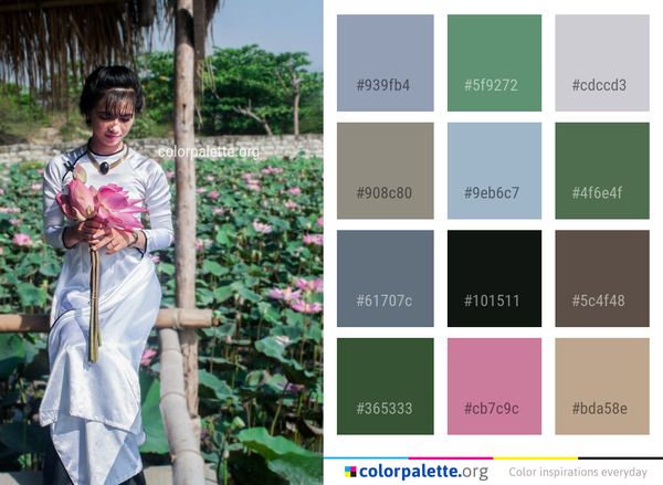 Plant Flower Tree Color Palette