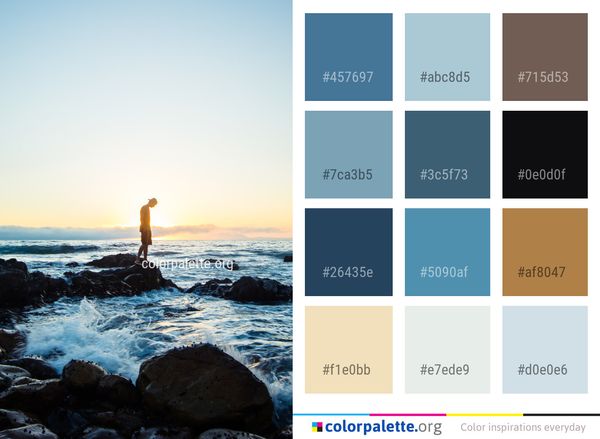 Sea Ocean Body Of Water Color Palette