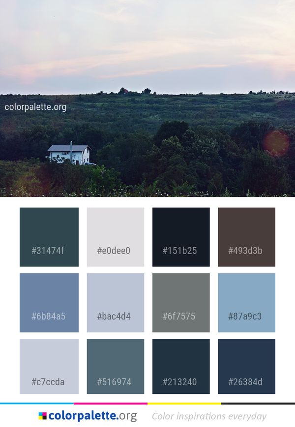 Sky Highland Cloud Color Palette