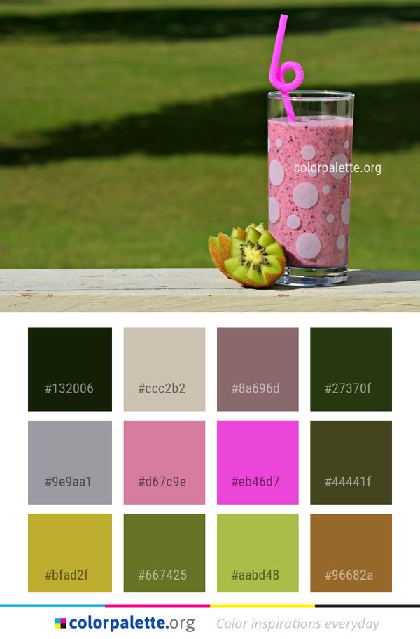 Drink Smoothie Juice Color Palette