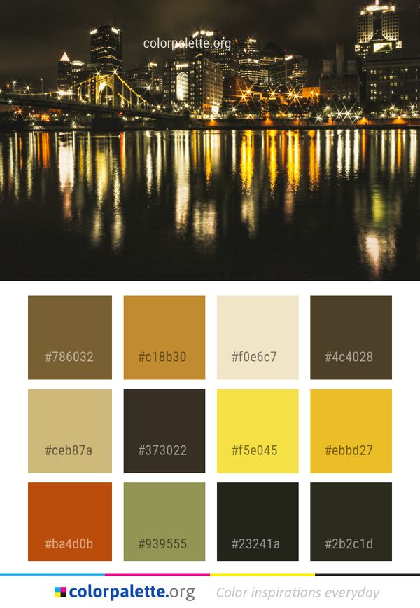 Reflection Cityscape City Color Palette
