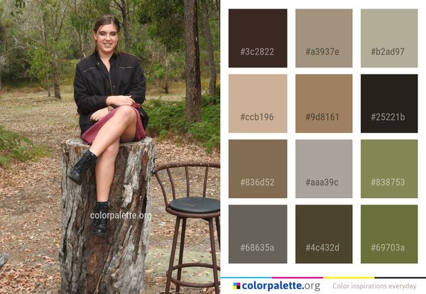Sitting Tree Leg Color Palette
