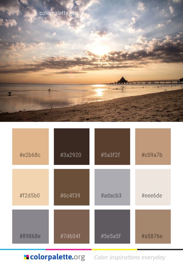 Sky Sea Horizon Color Palette