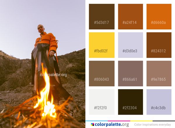 Sky Wilderness Geological Phenomenon Color Palette
