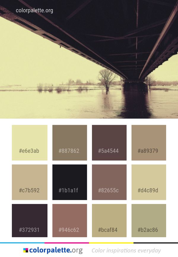 Water Reflection Sky Color Palette