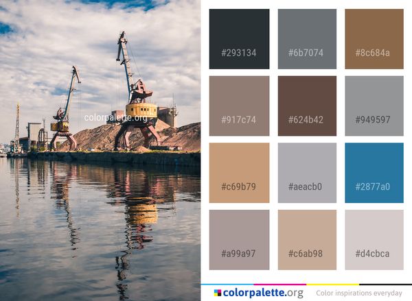 Water Reflection Sky Color Palette