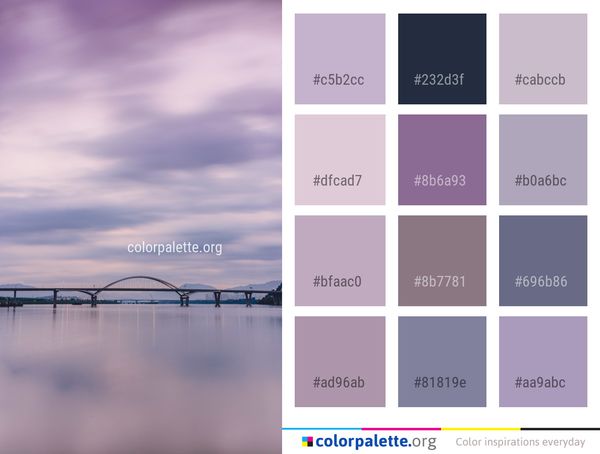 Reflection Sky Water Color Palette