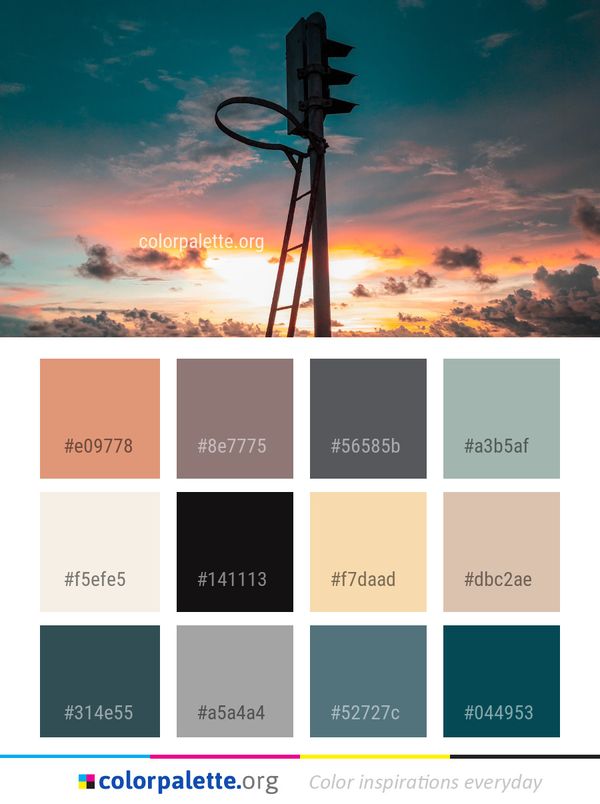 Sky Cloud Dawn Color Palette