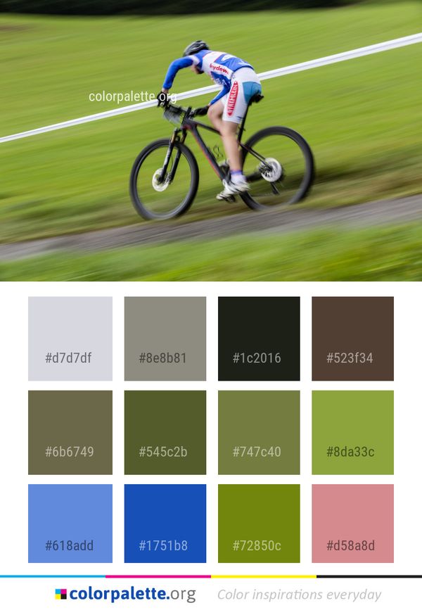 Cycle Sport Road Bicycle Color Palette