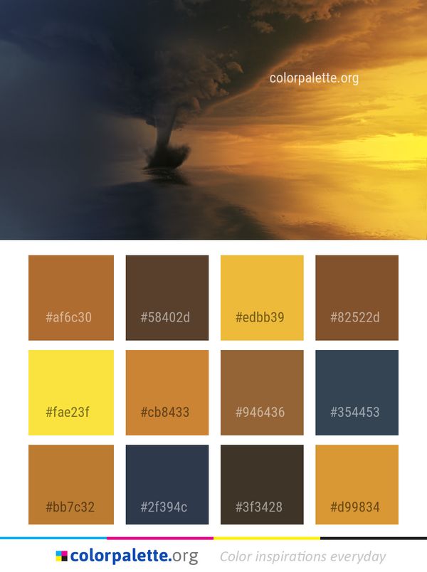 Sky Atmosphere Cloud Color Palette