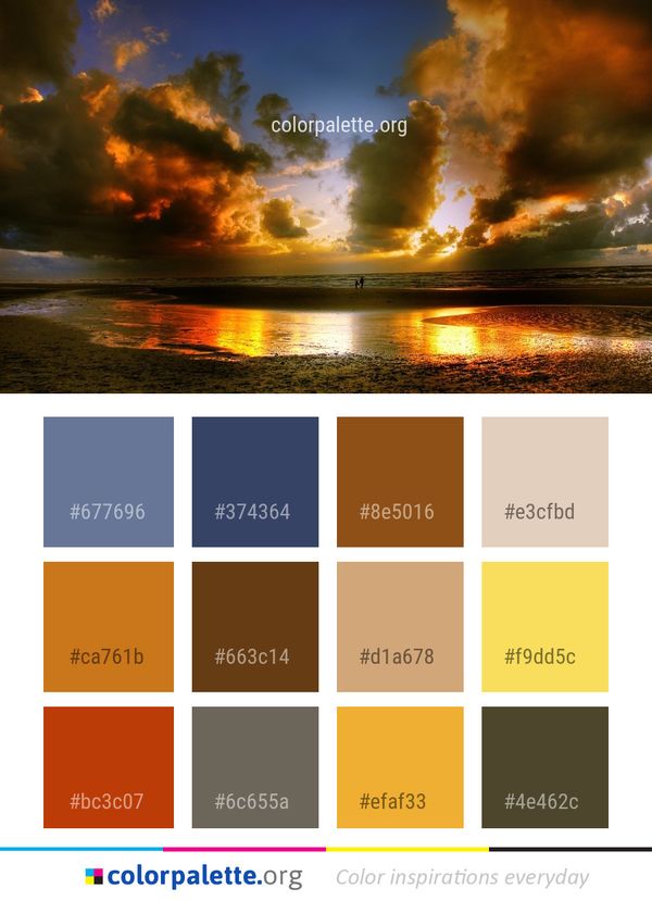 Sky Nature Horizon Color Palette