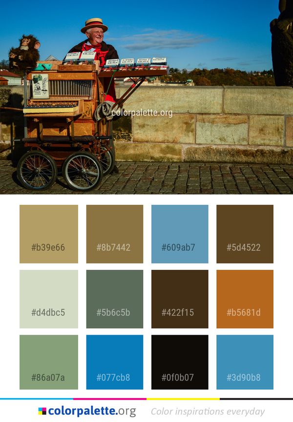 Sky Vehicle Travel Color Palette