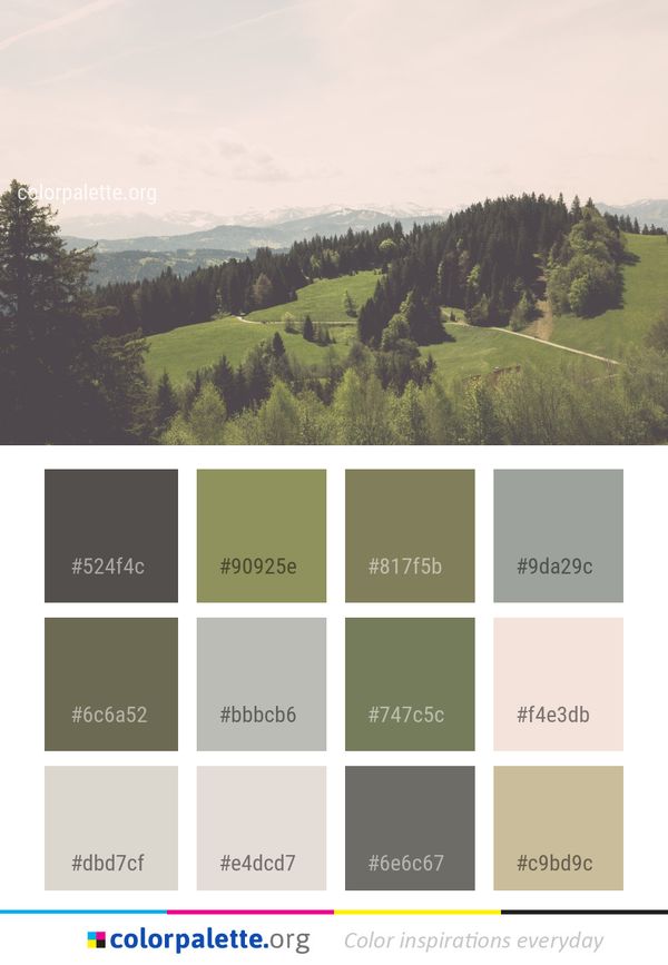 Mountainous Landforms Sky Mountain Range Color Palette