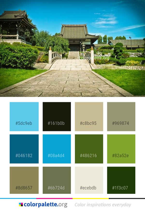 Nature Landmark Sky Color Palette