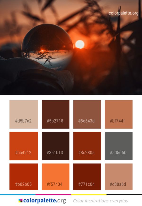 Reflection Sky Evening Color Palette