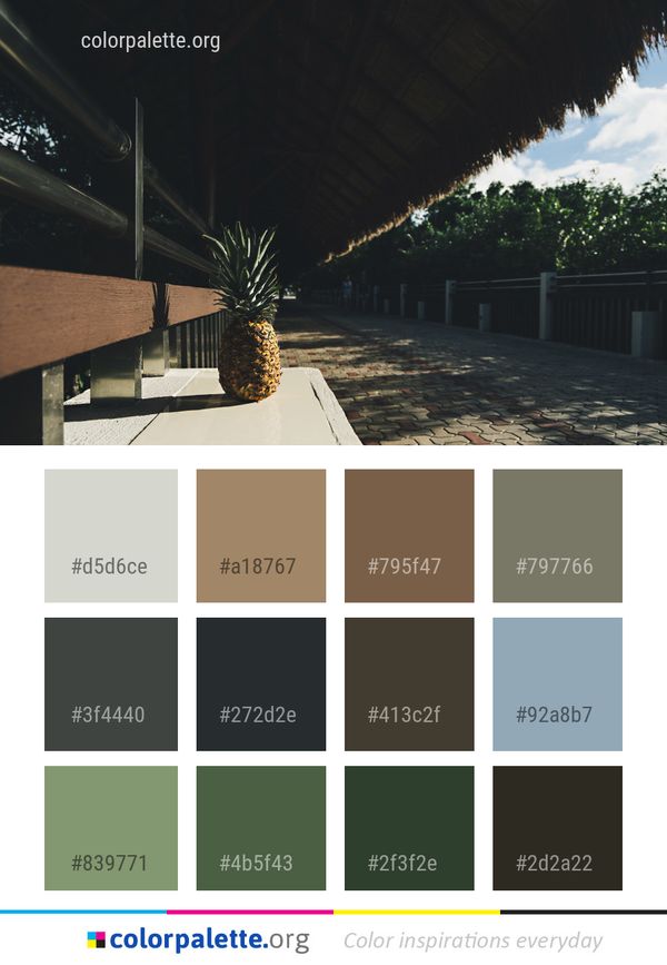 Sky Architecture Tree Color Palette