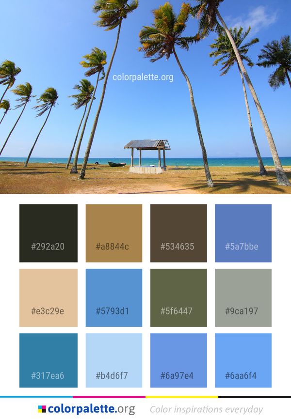 Sky Body Of Water Sea Color Palette