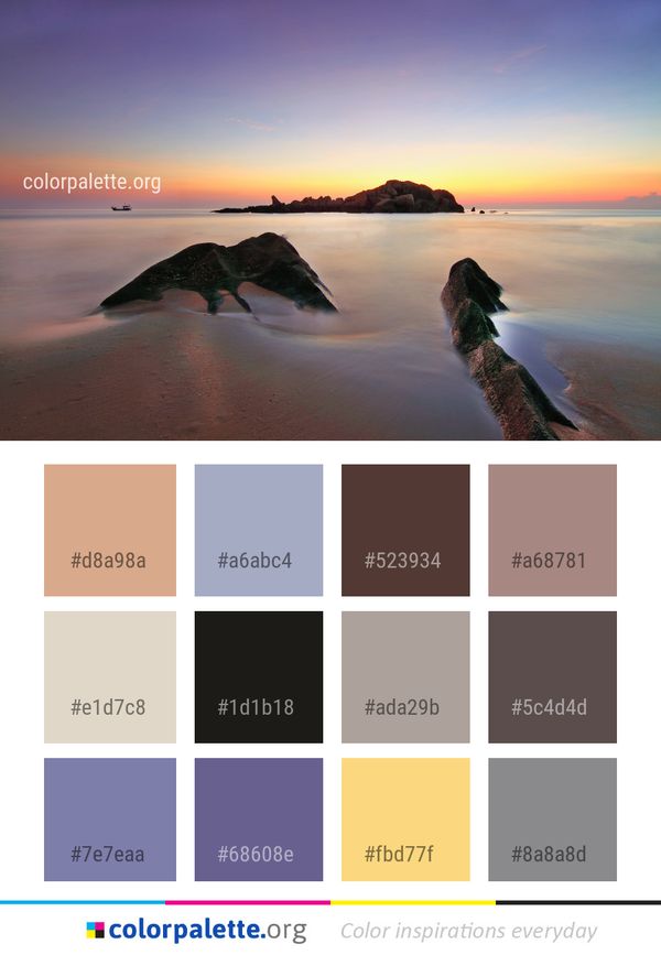 Sky Sea Horizon Color Palette
