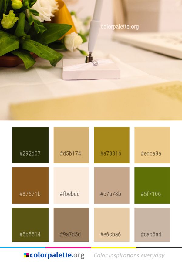 Yellow Flower Floristry Color Palette