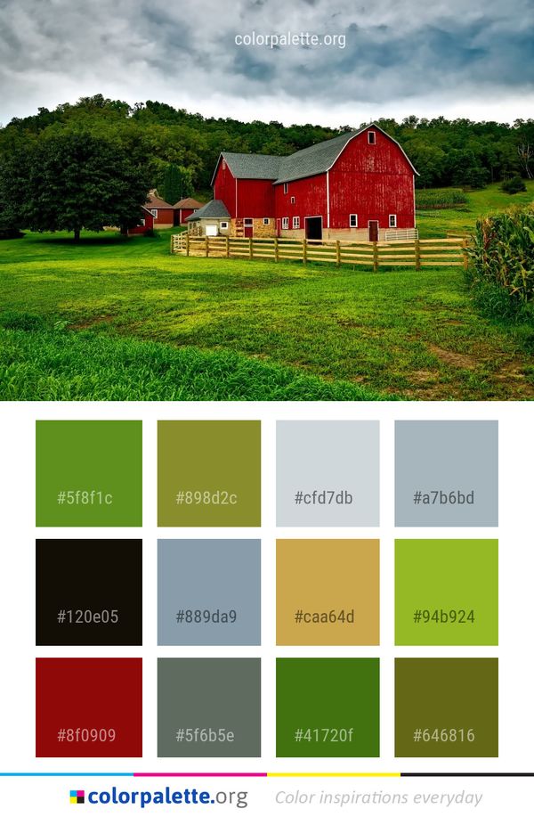 Nature Farm Grassland Color Palette